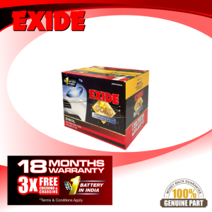 EXIDE GOLD DIN62L - INDIA NO.1 BATTERY 18 MONTHS WARRANTY 3X CHARGING & CHECKING
