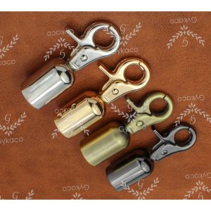 Aksesoris Tas Variasi V190 Gantungan Tali Tas / Rumbai Lonceng Baut PREMIUM - NEKEL HITAM - (IMPORT)