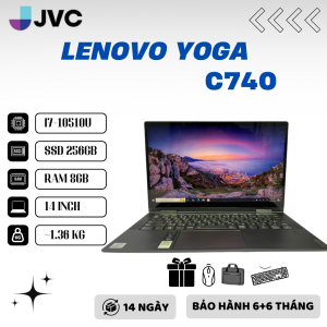 Laptop xách tay giá rẻ LENOVO YOGA-C740-14IML Core I7 10510U RAM16 SSD 256GB