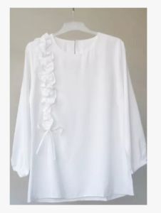 DENADA BLOUSE/ATASAN WANITA TERBARU/ATASAN MURAH/ATASAN KEKINIAN/ATASAN PUTIH TANGAN PANJANG/BLUS WANITA TERLARIS/BAJU WANITA PALING BANYAK DICARI/BAJU WANITA UNTUK KERJA/OOTD