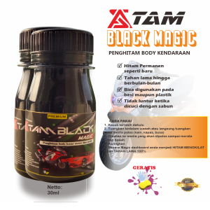 PENGHITAM BODY MOTOR PERMANEN 30 ML PENGHITAM BODY KASAR MOTOR PENGKILAP BODY MOTOR BLACK MAGIC ASTAM