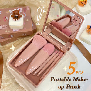 [SG SELLER]Soft Fluffy Mirror Makeup Brushes Set for cosmetics Foundation Blush Powder Eyeshadow Kabuki Blending Makeup brush beauty tool
