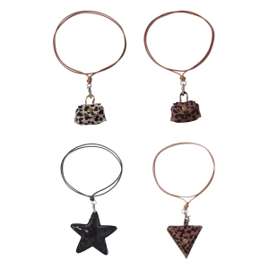 กระเป๋าที่ทันสมัย/จี้รูปดาวสร้อยคอเส้นสายสร้อยคอเส้นใหญ่ทันสมัยเนื้อหนังสำหรับโอกาสต่างๆ