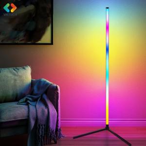 [Celectroni] RGB Corner Floor Lamp with Music Sync Standing Lamp for Bedroom Living Room