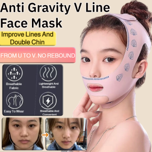 Anti Gravity V Face Mask Firming Lifting Bandage Double Chin Reducer Adjustable Strap Facial Slimming Tool