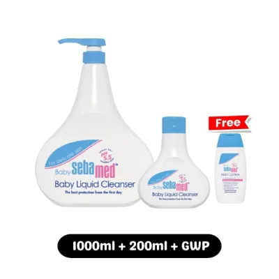 SEBAMED BABY LIQUID CLEANSER 200ML / 500ML / 1000ML