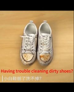 White Shoes Cleaning Agent Cleaning Decontamination Yellow Whitening Shoe Brushing Wash White One Wipe Special Liquid Wash Shoes Artifact Footwear Leather Comfort Mesh