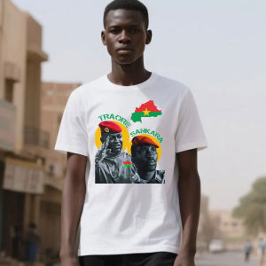 [Local Stock] HBESTY  Ibrahim Traore Thomas Sankara T-Shirt Burkina Faso Politics Pan Africanism Ibrahim Traore Tee Revolutionary Shirt Men Clothing
