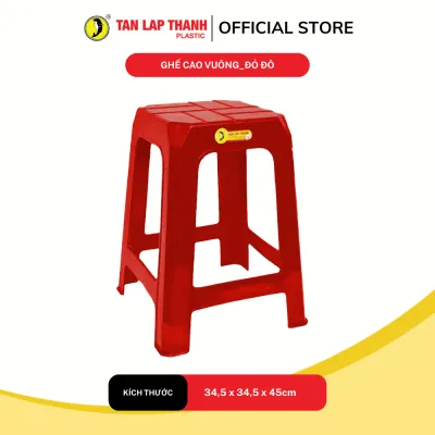 Ghế nhựa cao vuông Tân Lập Thành Sản phẩm chất lượng nhà nhà thịnh vượng chịu lực tốt