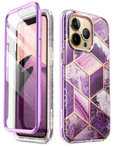 i-Blason for iPhone 13 Pro Case with Built in Screen Protector Full Body Drop Protection Slim Stylish Women Girl Shockproof Phone Case for iPhone 13 Pro Cosmo Series