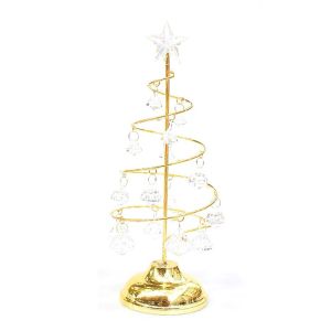 GORGE Nhiều màu sắc Đèn cây thông Noel dây chuyền pha lê 3 kích thước tùy chọn Đèn ngủ Sáng tạo Đồ trang trí cảnh Đèn trang trí bàn Trang trí Giáng sinh