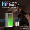 Orashare BS10 Wireless Karaoke Bluetooth Speaker With Dual Microphone 360° Stereo Sound  Bluetooth 5.3 Speaker With RGB Light Home Karaoke Set For Party 4000mAh Battery Speaker Outdoor/ Indoor. 