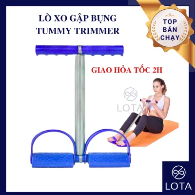 LÒ XO HỖ TRỢ GẬP BỤNG TẬP CƠ TAY TUMMY TRIMMER dụng cụ tập thể dục dây kéo thép thiết bị phòng gym đồ tập tại nhà tập cơ bụng 6 múi dây kéo co giãn tập cơ đa năng LOTA SHOP