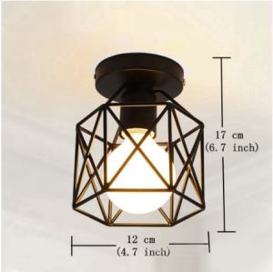 Modern Chandelier Diamond Chandelier Iron Ceiling Light For Dining Room Living Room Retro Pendant Home indoor ceiling for bedroom Led Lamp