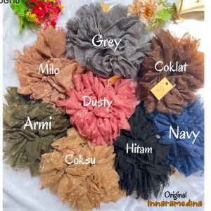 SCRUNCHIE DOTY BY INNARA MEDINA CEPOL RAMBUT ANTI PUSING CEPOL DUBAI PAKISTAN IKAT RAMBUT HIJAB