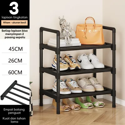 LG Rak Sepatu 7/6/5/4/3 Tingkat Gantungan Payung Rak Sepatu Portable Tempat Sepatu Sandal Serbaguna