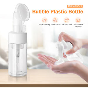 Cleansing Mousse Foaming Bottle Silicone Foam Brush Mousse Foamer Bubble Bottle Foam Bottle Pump Press Hand Wash Bottle
