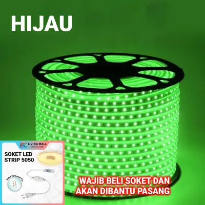 METERAN STRIP LED 5050 SMD LAMPU STRIP PER-METER