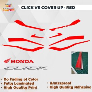 Honda Click V3 Coverup - Sticker / Decals (Waterproof Fade Proof Easy to Install)