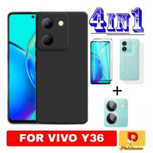 PROMO PAKET 4 INC 1 SOFT CASE VIVO Y27 4G 2023 / VIVO Y27 5G 2023 / VIVO Y36 4G / VIVO Y36 5G / VIVO Y16 2022 Slim Matte Premium Soft case
