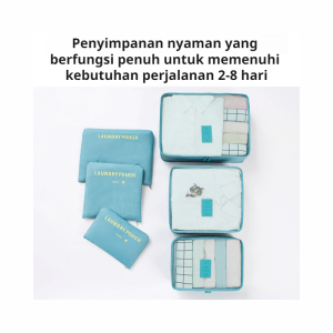 Versatile Travel Organizer Set for Clothes and Toiletries