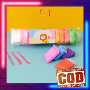AI-M363 Clay Polymer 12pcs Magic Clay With Tools / Mainan Anak Clay Set Isi 12 Warna Plastisin Set