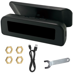 เครื่องวัดความดันลมยางรถหลายประเภทระบบแจ้งเตือนพลังงานแสงอาทิตย์ USB กันน้ำชาร์จพลังงานแสงอาทิตย์สำหรับรถพ่วงตั้งแคมป์