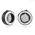 Andoer EF-EOS R Lens Adapter Auto Focus Camera Mount Ring with CPL Filter Electronic Aperture Control Compatible with Canon EF/EF-S Lens to Canon EOS RP/R5/R6/R3/C70/R5C/R7/R10/R8/R50. 