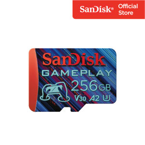 SanDisk GamePlay microSD card for Mobile Gaming 256GB microSDXC SQXAV V30 U3 C10 A2 UHS-I 190MB/s R 130MB/s W(SDSQXAV-256G-GN6XN)