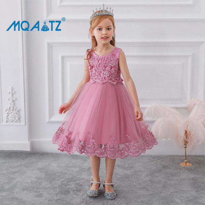 MQATZ Summer Flowers Princess Dress For Wedding Girls Dress Elegant Clothes  3-10 Years L5097 Floral Design Princess Dress Casual Formal Girls Outfit -  Lazada | Lazada