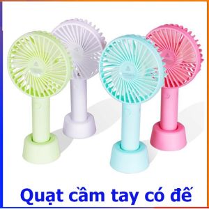 Quạt mini đeo cổ cầm tay sạc pin tích điện
