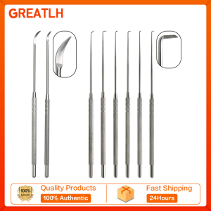 GREATLH Tenosynovitis Crochet Needle Knife Stainless Steel Corrosion Resistance Curved Hook Needle Knife Orthopedic Tool for Pets