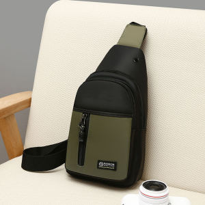 WENKEN BAGS#4030 Men`s casual nylon chest sling bag designed for daily commuting outdoor sports and travel