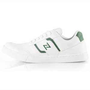 NAZ REFFANO - Sepatu Sneakers Pria Kasual Sporty Sintetis Putih Sol Dijahit Sepatu Kets Pria LOKAL