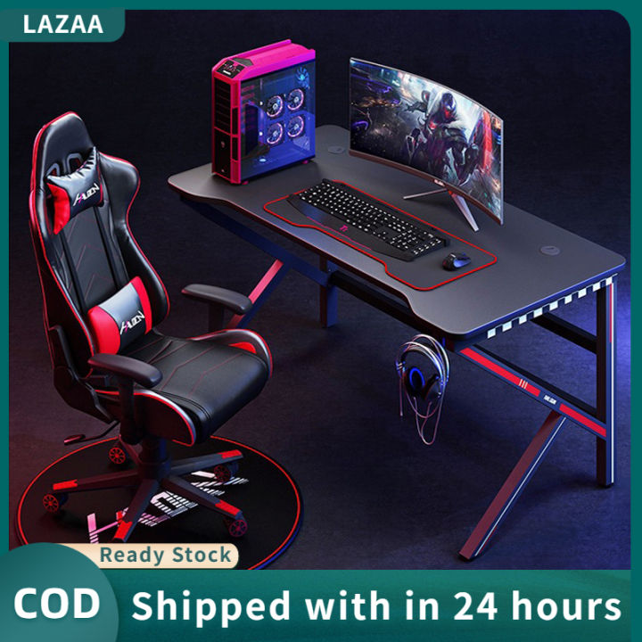 140CM High Quality Gaming Table Meja Gaming Computer Table (Thicker