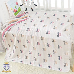 C0033 ผ้าห่มญี่ปุ่นผ้าฝ้ายทอ 6 ชั้นขนาดใหญ่ 110x110 cm.