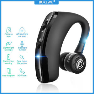 BOKEWU Tai Nghe V9 Tai Nghe Bluetooth Tai Nghe Không Dây Rảnh Tay Tai Nghe Công Sở Tai Nghe Thể Thao Gọi Ổ Đĩa Có Mic Cho iPhone Samsung