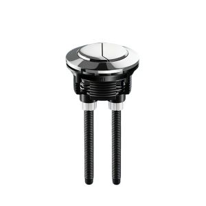 Toilet Water Tank Push Button Adjustable Length Rod Toilet Flush Button Abs Material Round Toilet