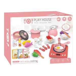 MAINAN ANAK MASAKAN MINI KITCHEN SET TOYS CHILDRENS FOOD COOKWARE POT PAN COOKING PLAY HOUSE