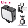 ULANZI Mini LED Video Light W49 for GoPro HERO 11 10 9 8 7 6 5 / DJI OSMO POCKET ACTION / DSLR Camera. 