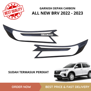 PAKET GARNISH CARBON LIST LAMPU DEPAN BELAKANG MOBIL NEW BRV 2022 2023