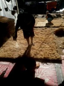 Cocosheet lembaran sabut kelapa 200 cm x 100 cm sabut kelapa cocosheet microgreens