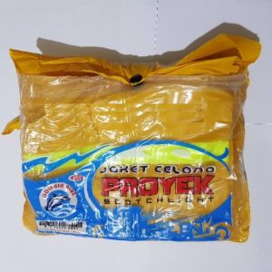 Jas Hujan Setelan Proyek Kuning Merk Dolphin