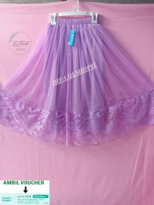 Rok Tutu RENDA Plus MUTIARA 17 agustus Anak perempuan Cantik Mewah Terbaru Panjang Motif Bunga