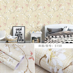 Wallpaper Kamar Tidur Wallpaper Bunga Stiker Dinding Sakura Wallpaper Motif Bunga 10 Meter