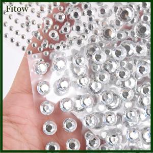 Fitow Self Adhesive Face Hair Gems Sticker Body Jewels Sticker Makeup Crafts Home Decor Sticker