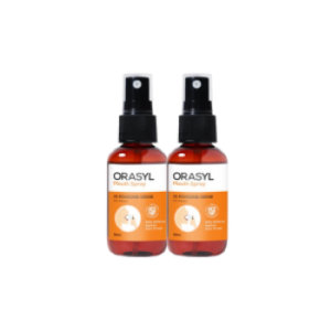 ORASYL Orange Mouth Spray 50 mL - Contains Povidone-Iodine Expiry Oct 2028 Relieves Sore Throat Kills Bad Bacteria Keep Fresh Breath Oral Care