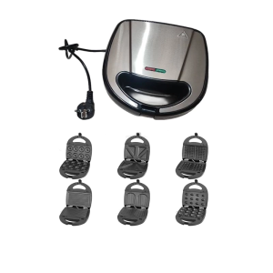 Electric Sandwich Toaster with Nonstick Coating Easy Cleaning Sandwich Making Machine Suitable for Effortless Cleaning