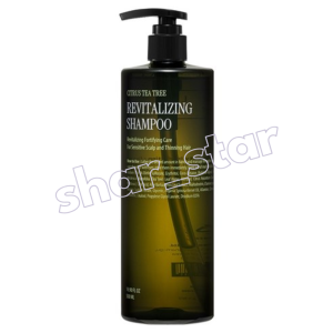 CurlyShyll Revitalizing Shampoo Citrus Tea Tree 500ml Scalp Cleansing Curly Hair Care Sulfate Free