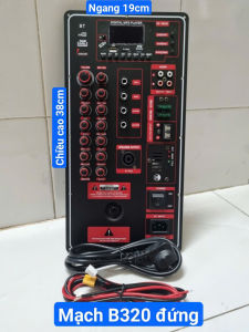 Mạch Loa kéo Kiểu Mạch Đứng B-320 Thùng Bass Đôi /Đơn 40 - 50 DSP Reverb